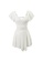 A-IN GIRLS white Elegant mesh-paneled swimsuit 7BEBDUS4B68428GS_4