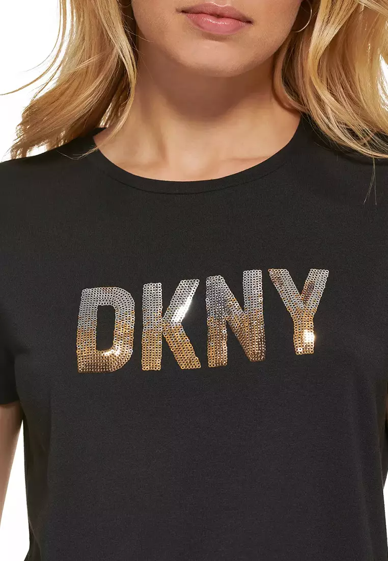 DKNY, DKNY Logo T Shirt, Regular Fit T-Shirts