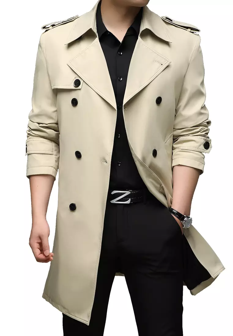 Buy HAPPY FRIDAYS Men's Casual Trench Coats BC7987 2025 Online
