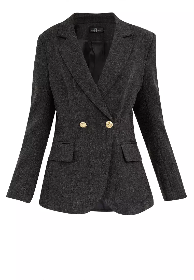 Tailored Double Breasted Blazer