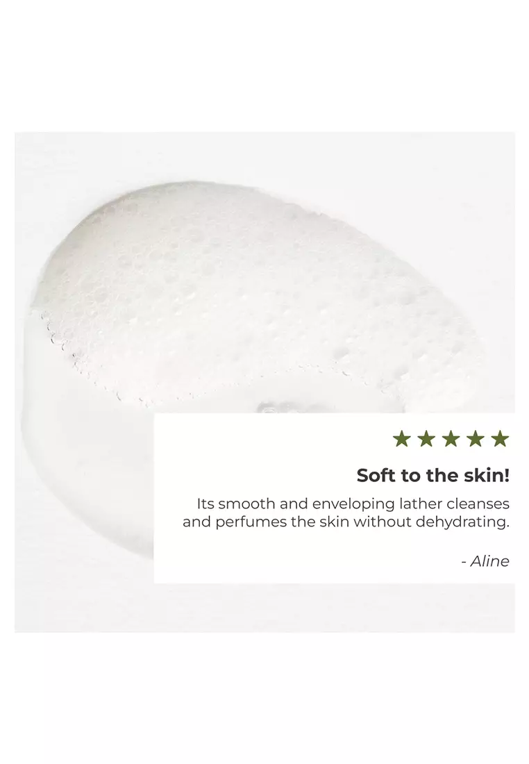 Olive Petitgrain Relaxing Shower Gel - 200ml Natural, Sulfate Free, Hydrating Body Wash