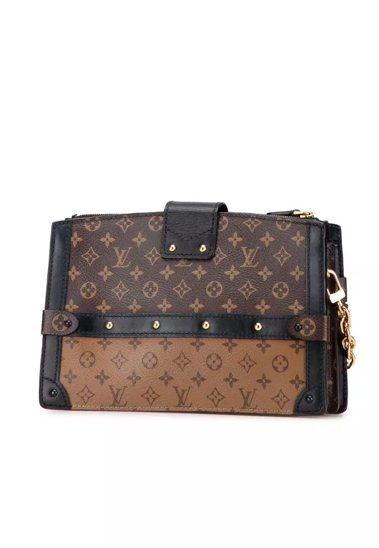 Pre-Loved Louis Vuitton Monogram Reverse Trunk Clutch