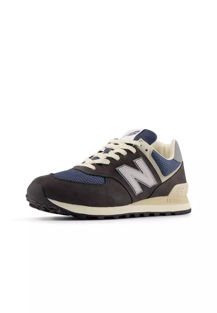 New Balance Unisex 574  - BLACK CEMENT