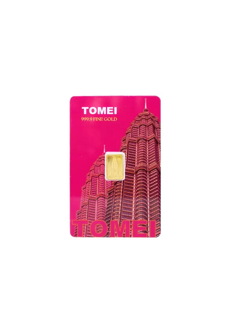 [Tomei Exclusive] KLCC Twin Towers Wafer | 1 Gram | Fine Gold 9999