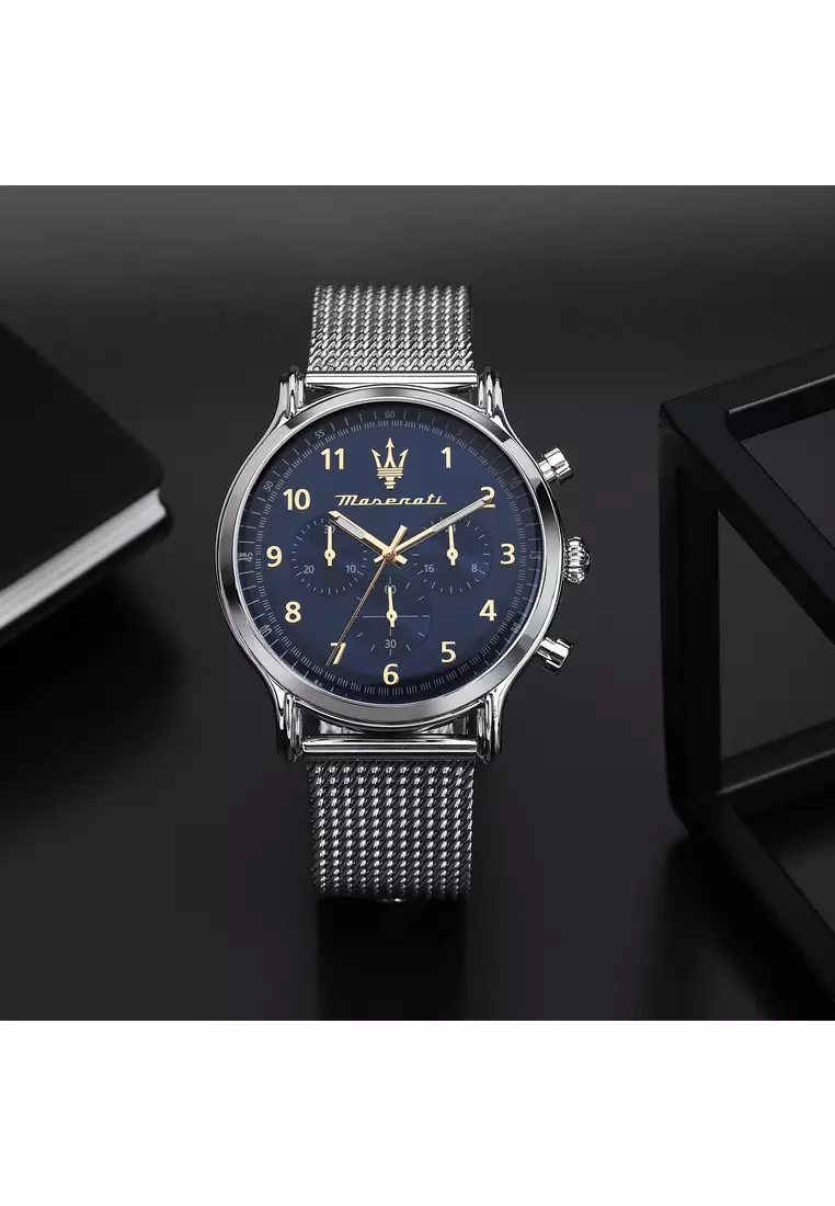 【Online Exclusive】Maserati Epoca 42mm Men's Quartz Watch R8873618022 Japan Movement