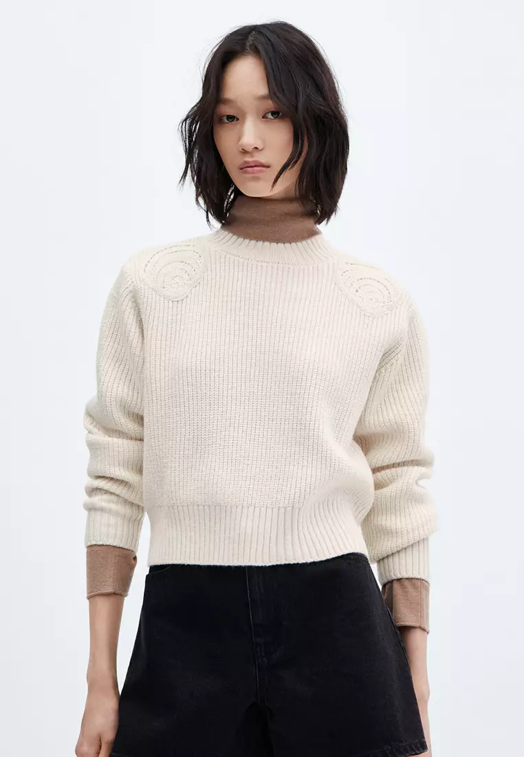 Mango funnel hotsell neck sweater