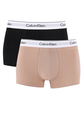 Calvin Klein black Modern Cotton Trunks 2 Pack - Calvin Klein Underwear 726A2US5E31C2AGS_1