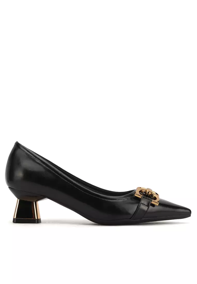 Discount on Twenty Eight Shoes  shoes - SKU: 5cm Horsebit Pointy Mid Heel Shoes Xj568-1