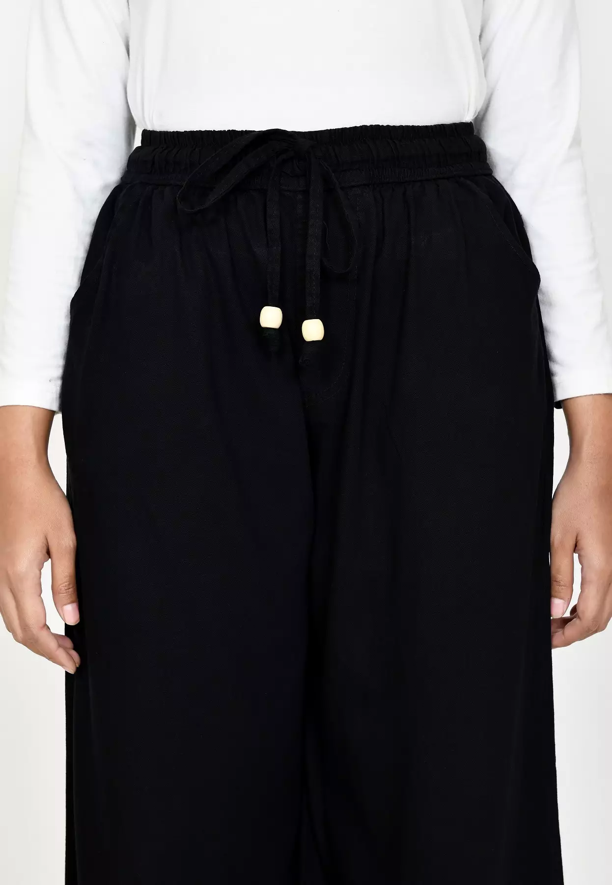 Kulot Denim Emma [Panjang 102 cm] HITAM