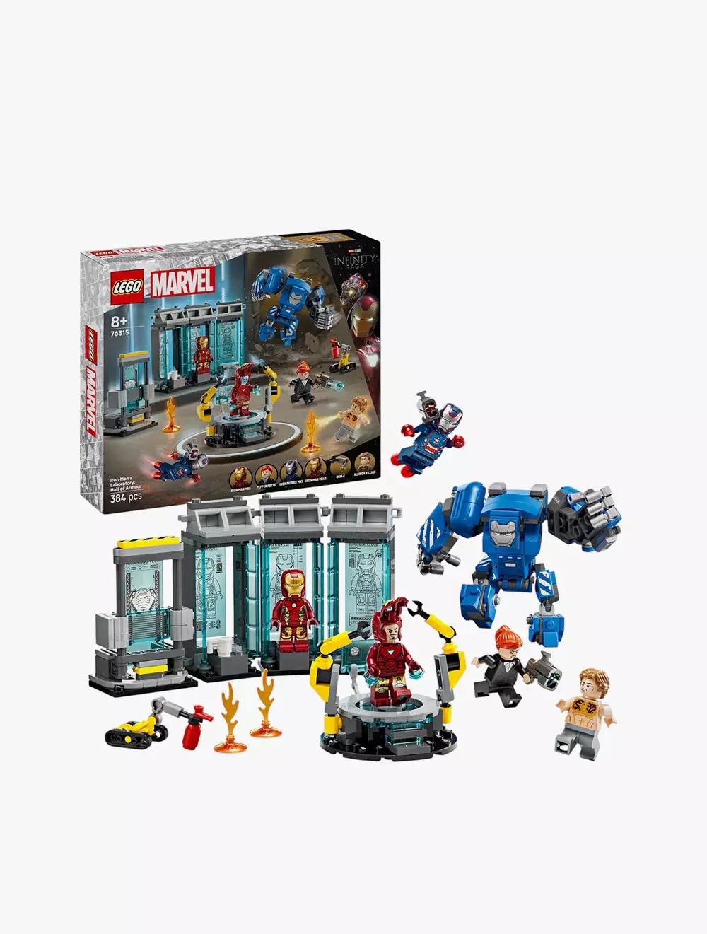 LEGO® Super Heroes Marvel Iron Man's Laboratory: Hall of Armor - 76315