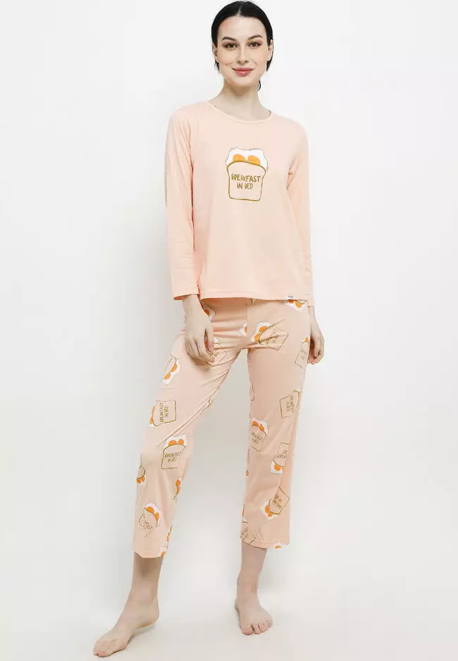Pyjama Long Sleeve Long Pants Sleepwear