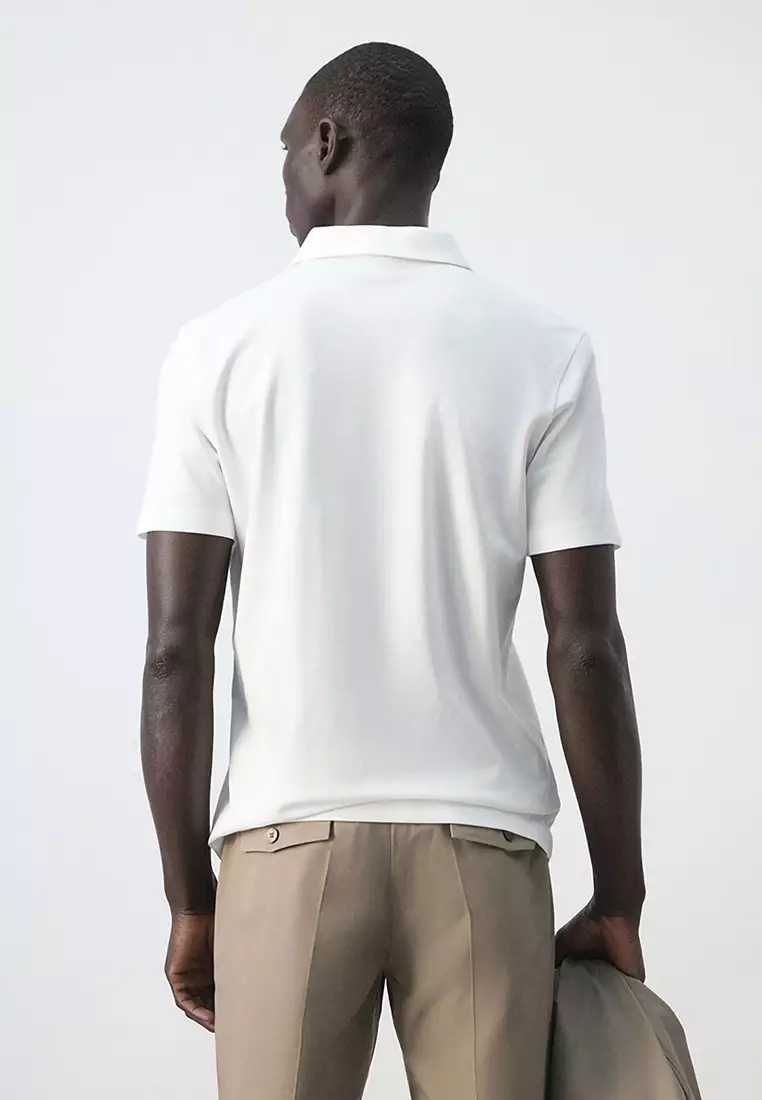 Slim Fit Piqué Polo Shirt