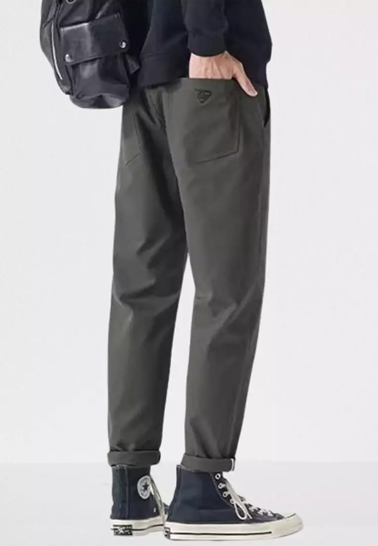 Elasticated Waist Slim Pants