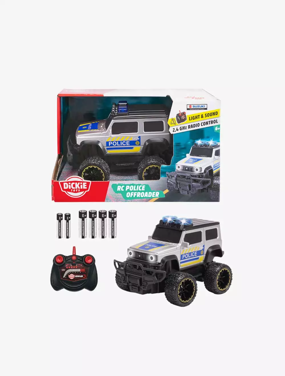 DICKIE TOYS RC SUZUKI JIMNY POLICE - DIK203714028038