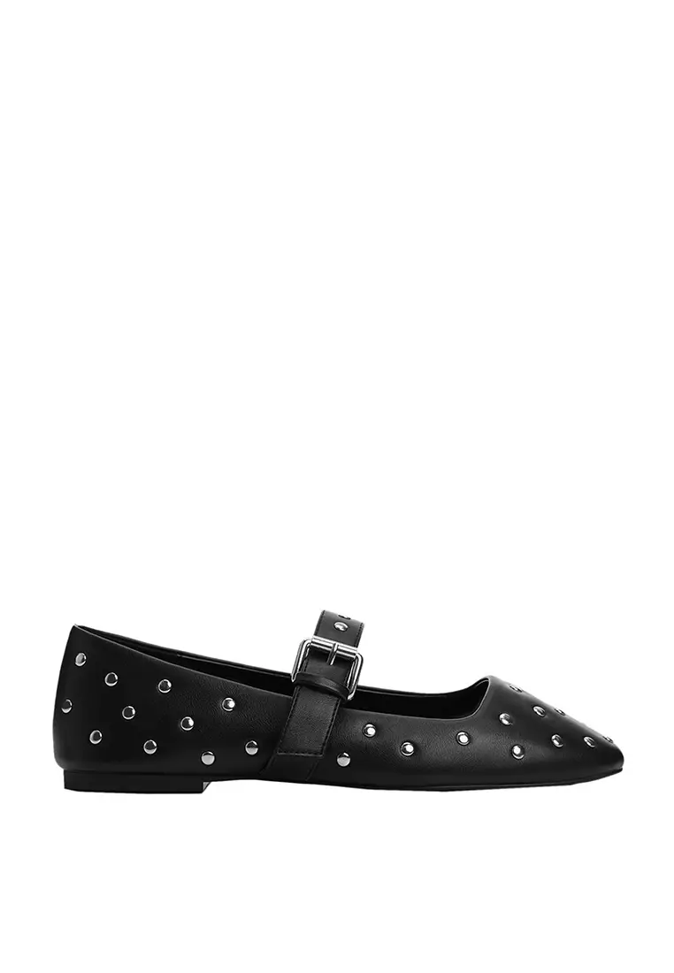 Discount on Mango  shoes - SKU: Studded Ballerinas