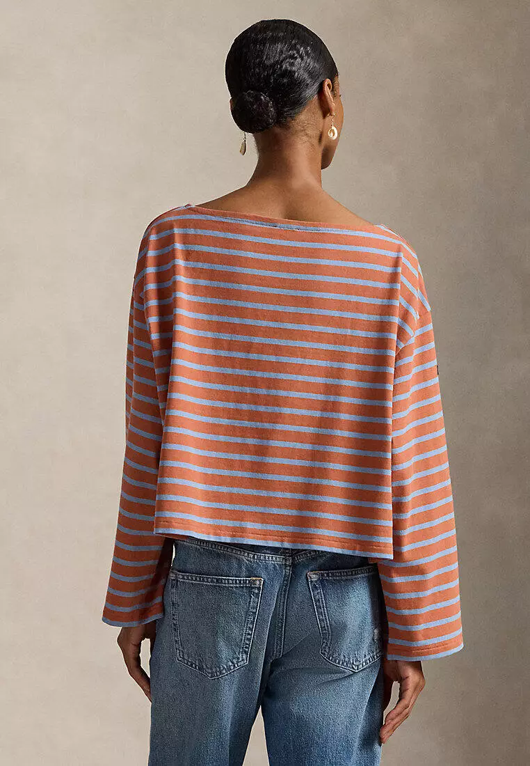 Striped Boatneck Mariner Tee