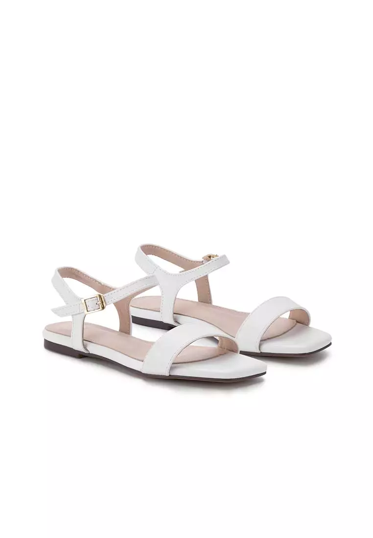 Zalora flat sandals discount