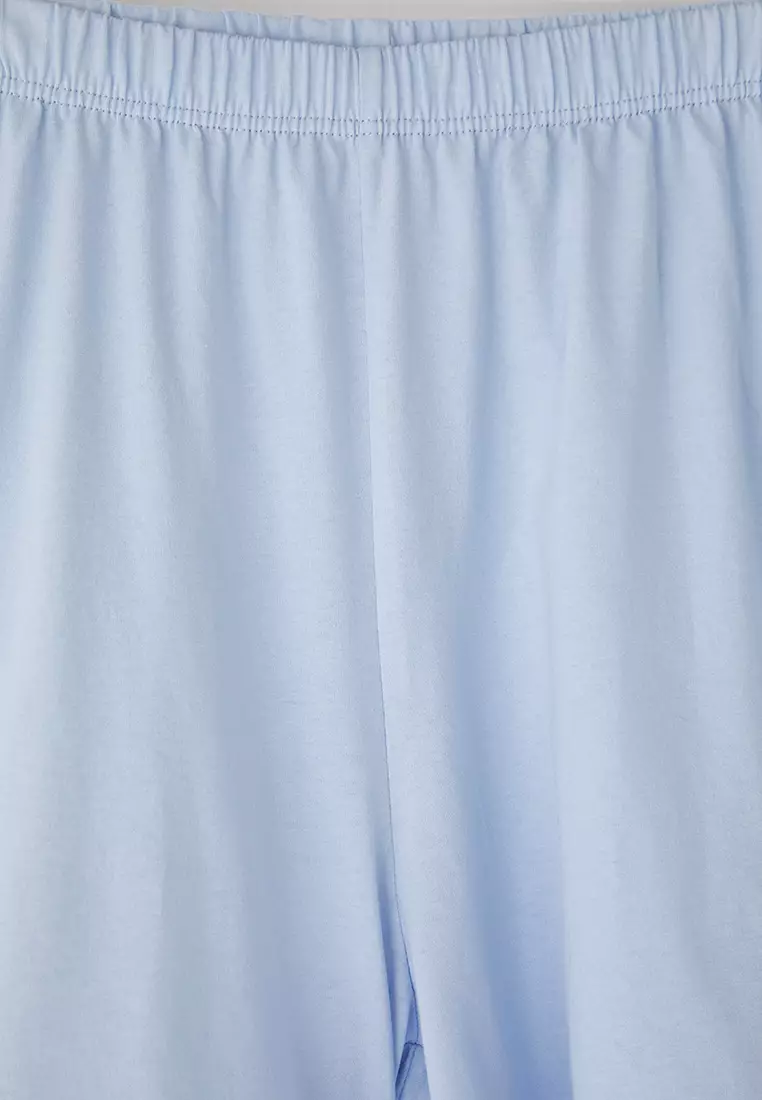 Multicolored 3 Pcs 100% Cotton Single Jersey Knitted Pajama Bottoms Tbbss25Ia00006