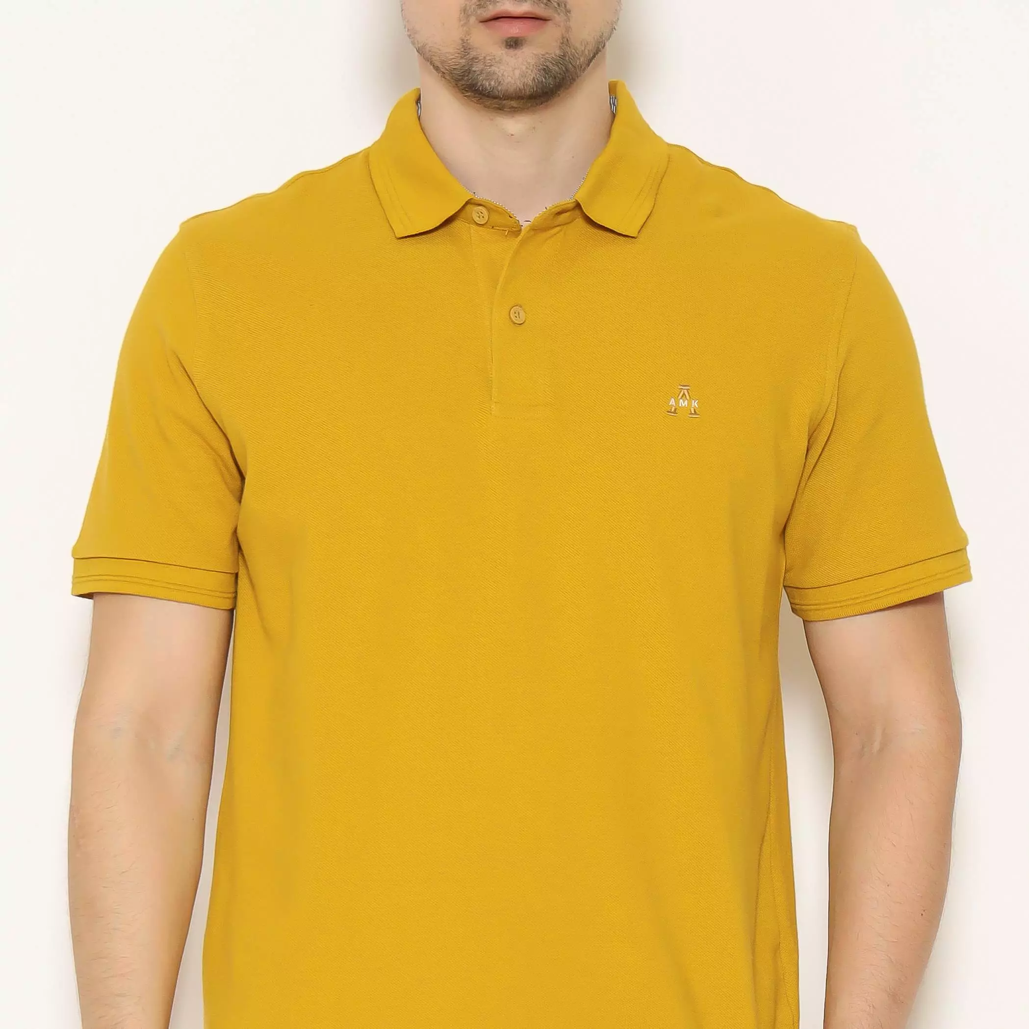 AMK Kaos POLO Solid Lengan Pendek PS ASUKA S/S Camel