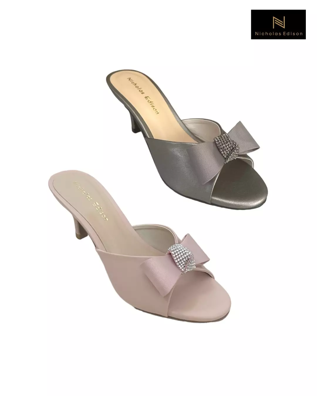 Nicholas Edison Heel Raisa Beige