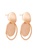 Air Jewellery gold Luxurious Geometric Disc Earring In Rose Gold 8AA9CAC9F9AAAEGS_1