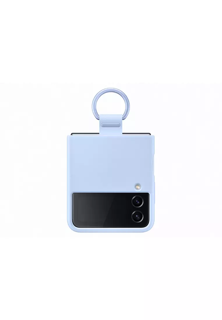 Buy Samsung Samsung Galaxy Z Flip4 Silicone Cover with Ring Arctic