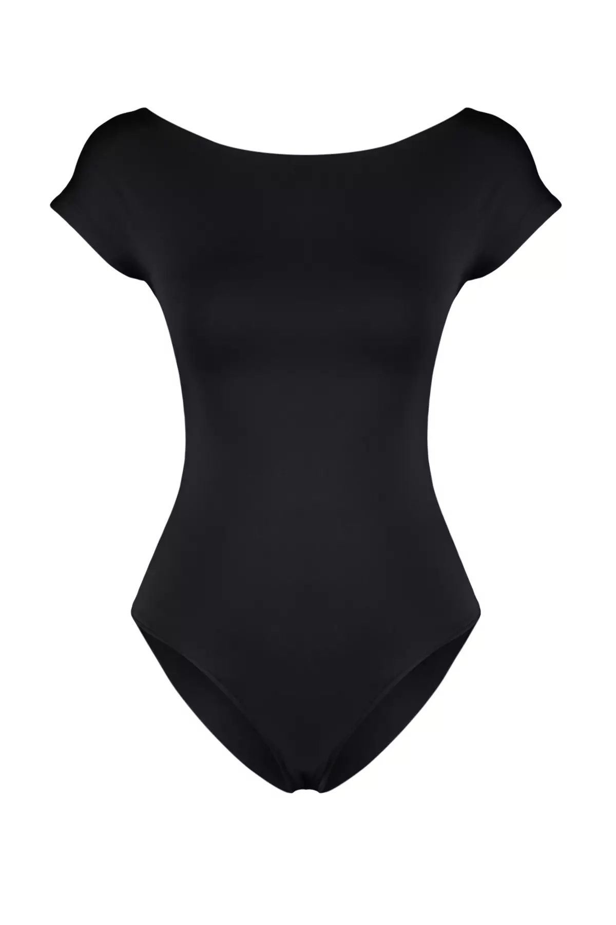 Fitted Boat Neck Bodysuit