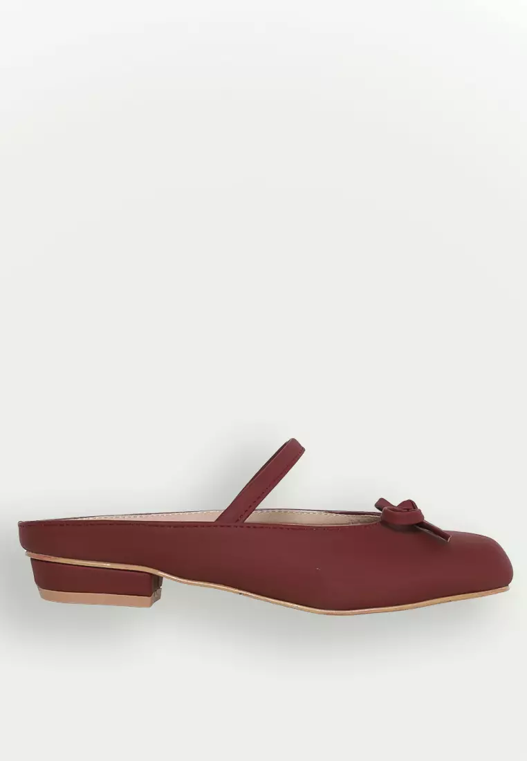 Lula Flats Shoes Maroon