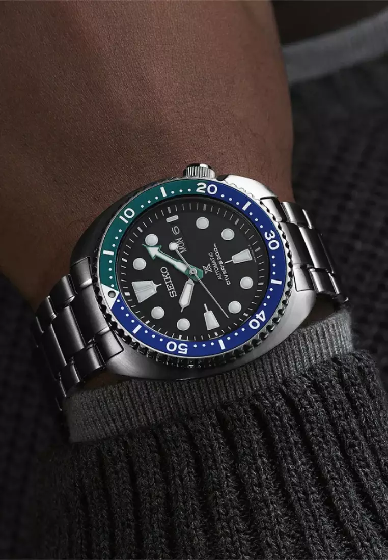 精工 Prospex「熱帶潟湖」特別版海龜潛水員 200 公尺自動腕錶 SRPJ35K1