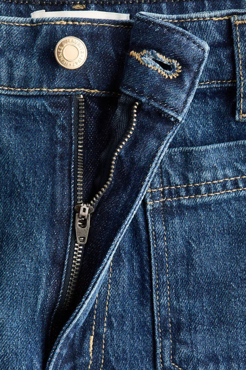 Wide High Jeans
