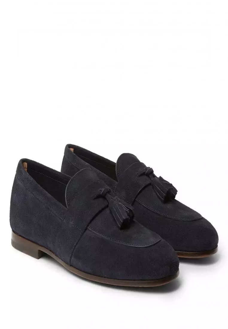 Hugo Boss HUGO BOSS Hugo Boss Suede Loafers Blue 2024 Buy