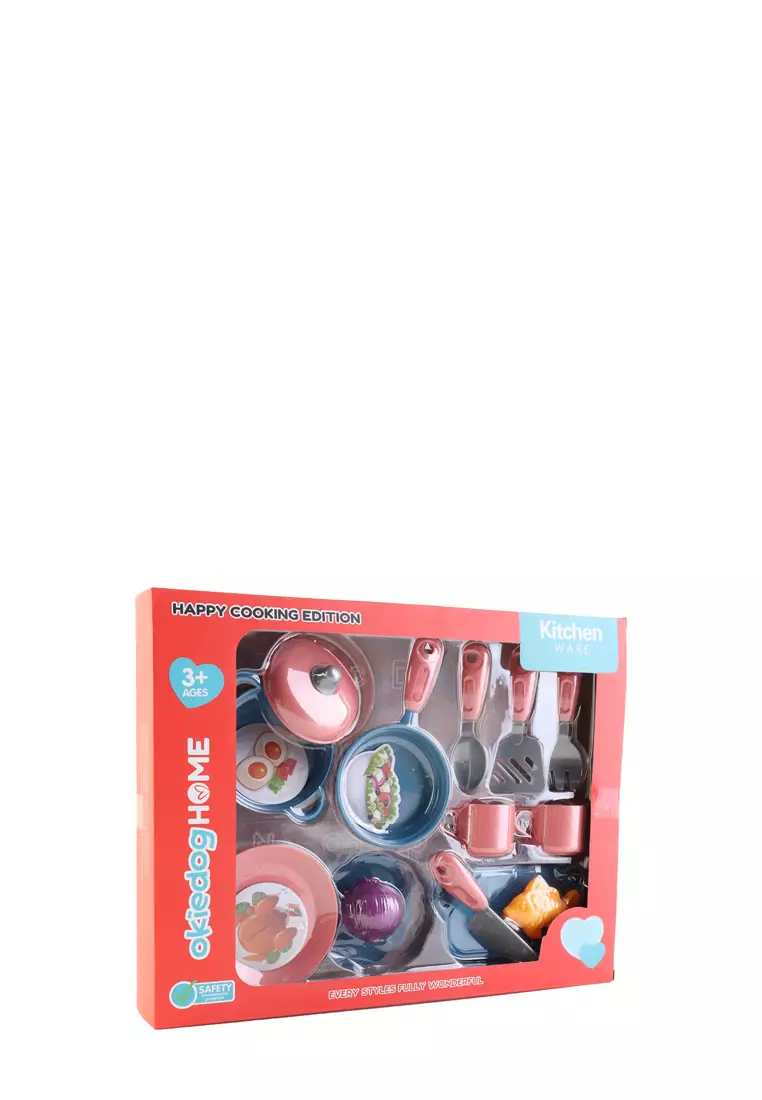Okiedog Home Cooking Edition Food - Mainan anak peralatan dapur