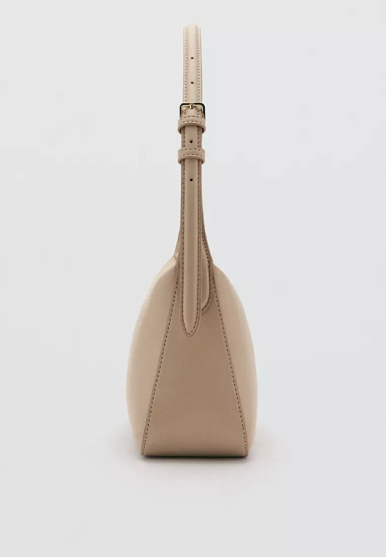 Faux-Leather Shoulder Bag