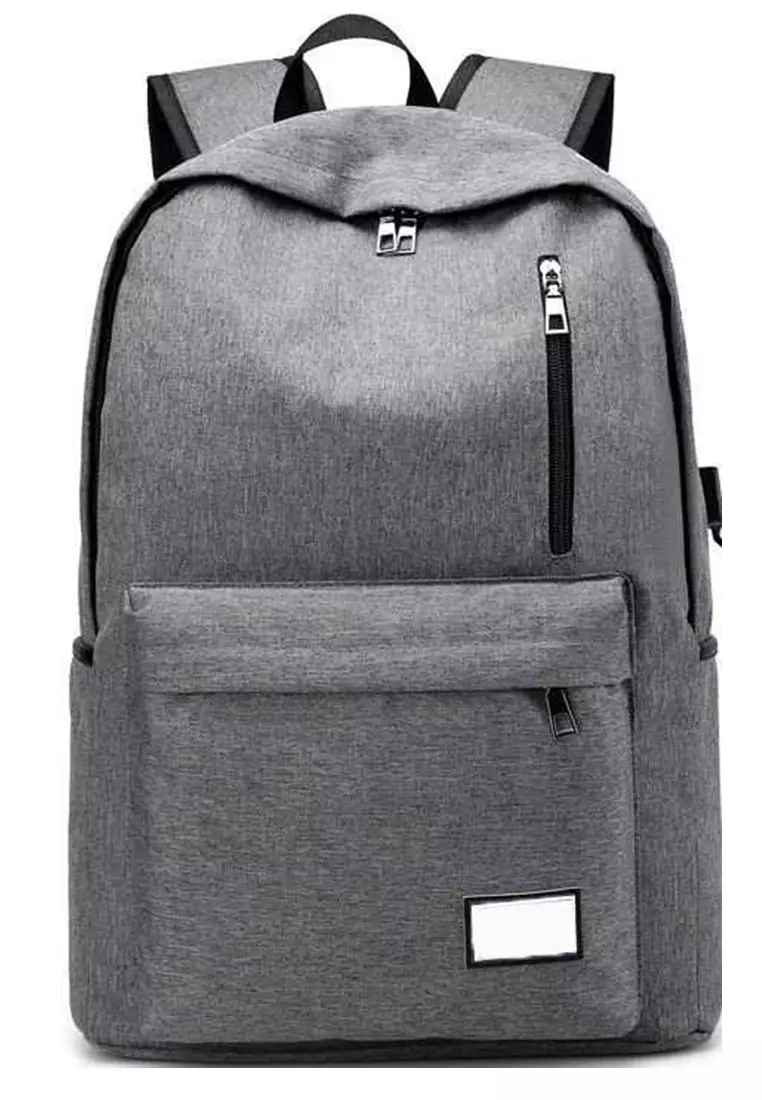 Victor Tas Ransel Backpack Pria dengan USB Charger Port Large Compartment Material Polyester ORIGINAL - Gray