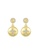 Rouse gold S925 Delicate Geometric Stud Earrings CB7EEAC47343CFGS_1