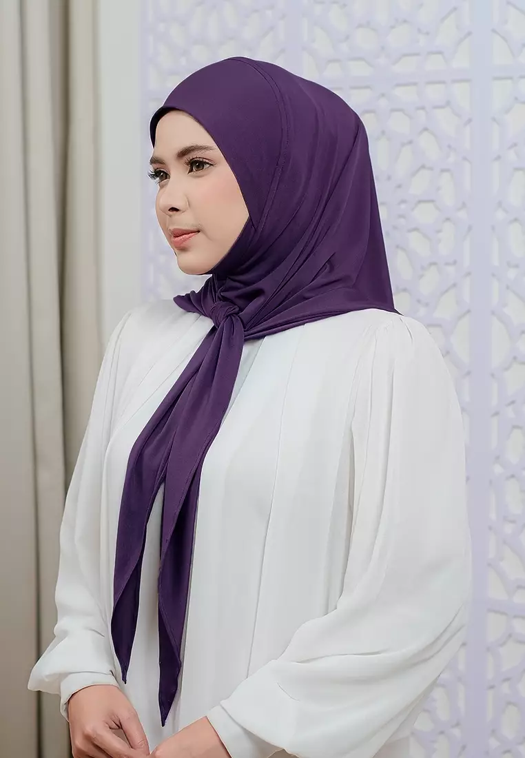 HIJAB INSTAN LUNA - PLUM