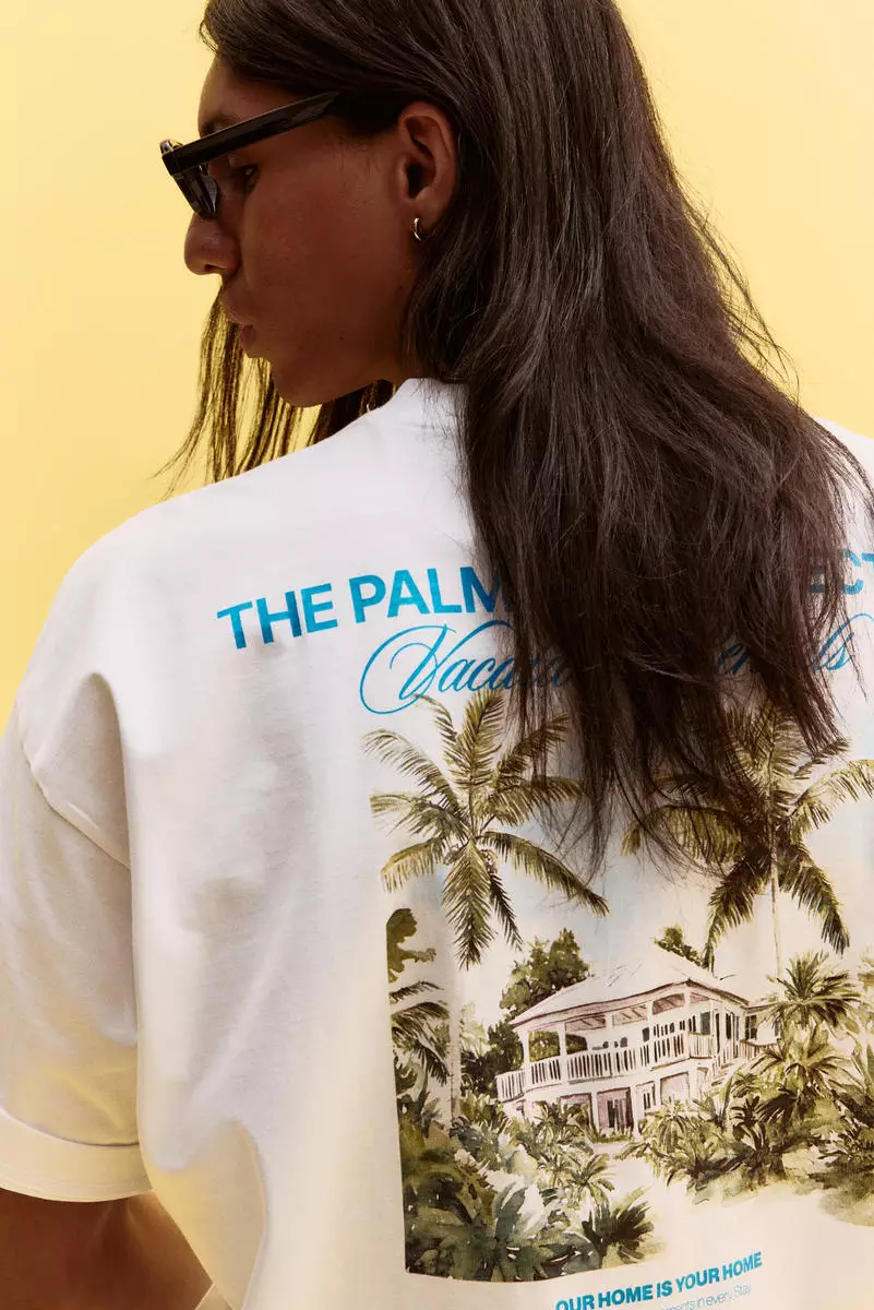 Oversized Fit Printed T-shirt