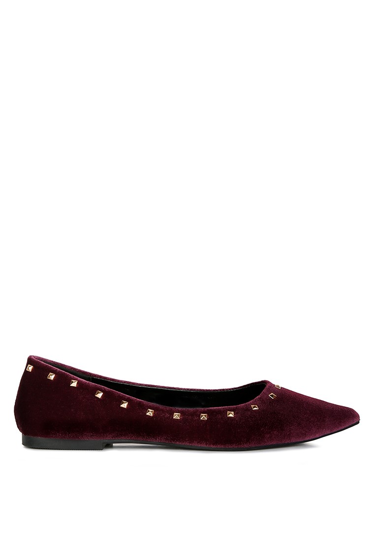 Purple Casual Walking Metallic Loafers