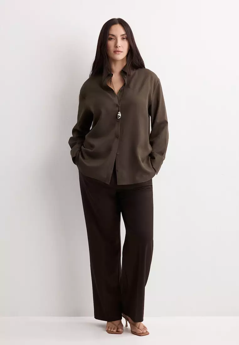 Straight Lyocell Shirt