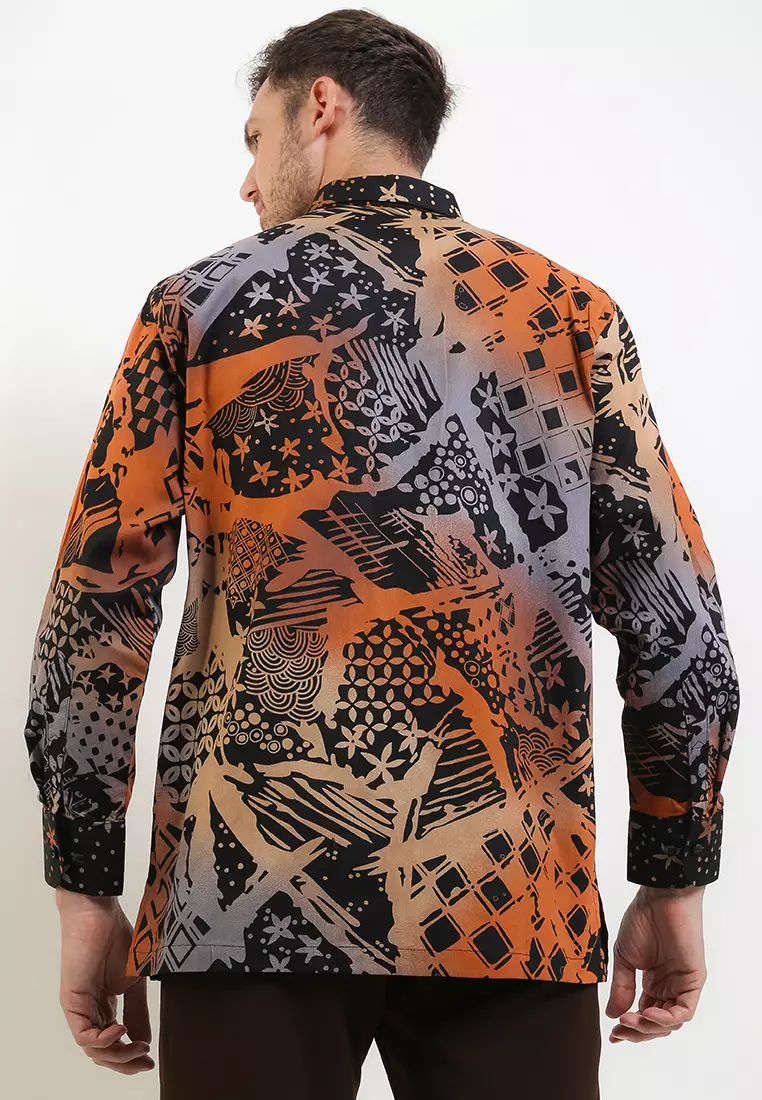 Kemeja Batik Body Fit Pelangi Iteman