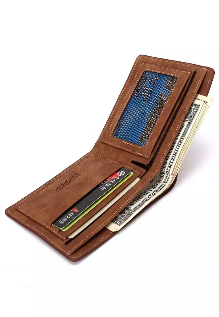 Berkly Wallet Pria Desain Retro Many Slot Material Leather ORIGINAL