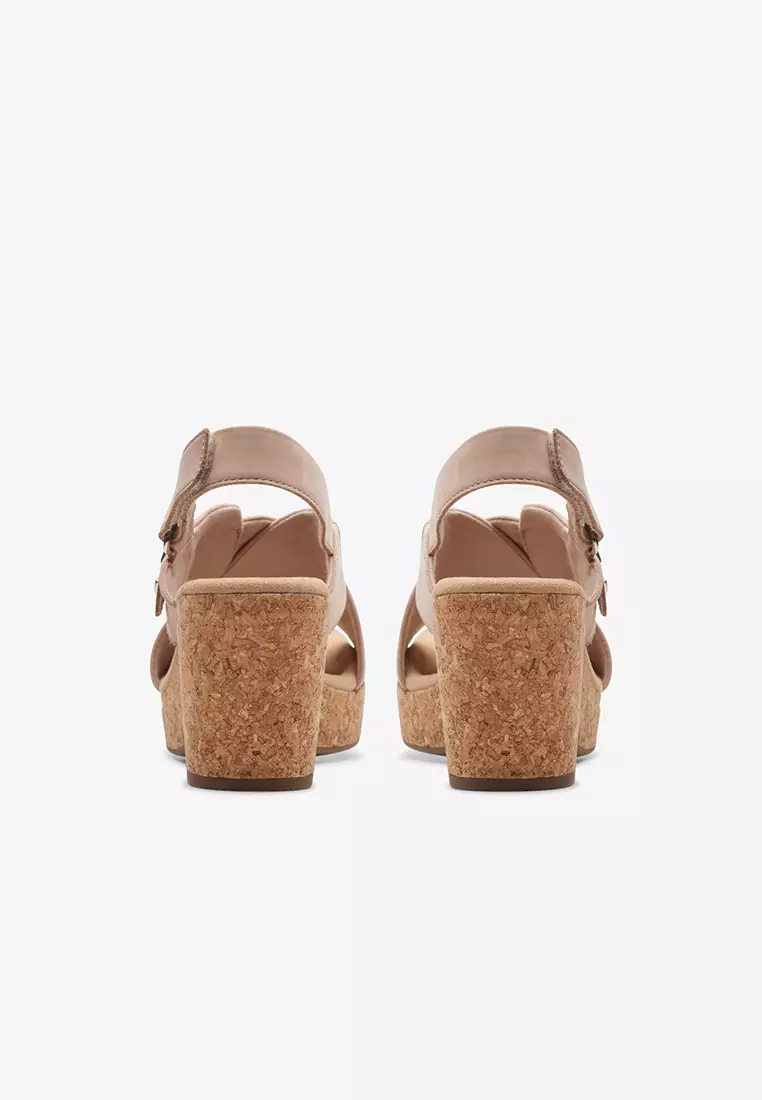 Buy Clarks Giselle Dove Wedge Sandals Sand 2024 Online ZALORA Philippines