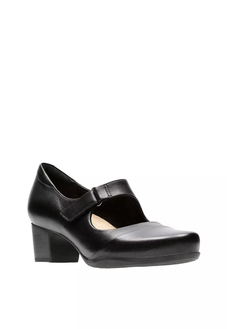 Womens Rosalyn Wren Trouser Shoes - Black Leather