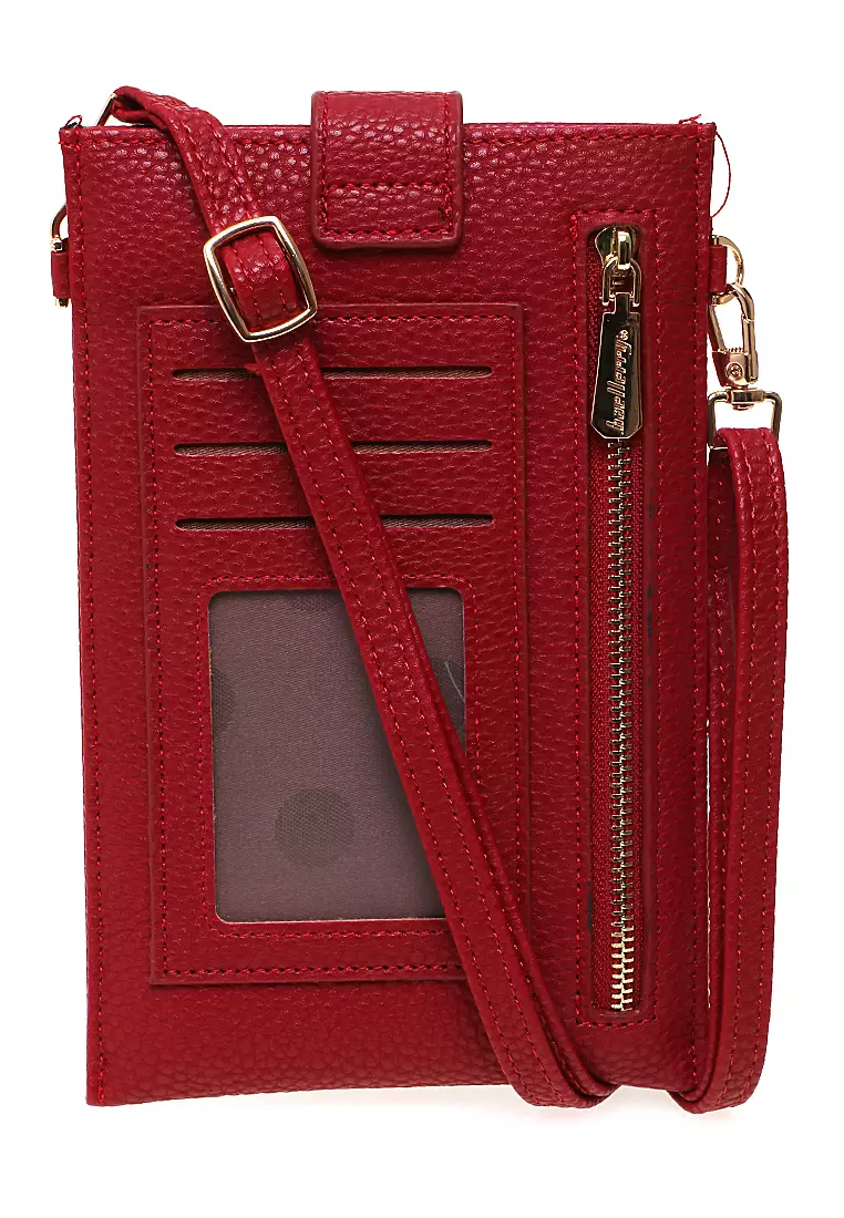 Tas Selempang Wanita Sling Bag Mini Design Dompet Tipis Multifungsi Material Leather Kulit ORIGINAL