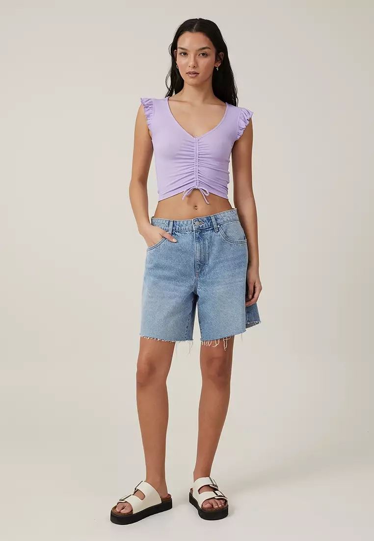 Poppy Ruched Front Tank Top