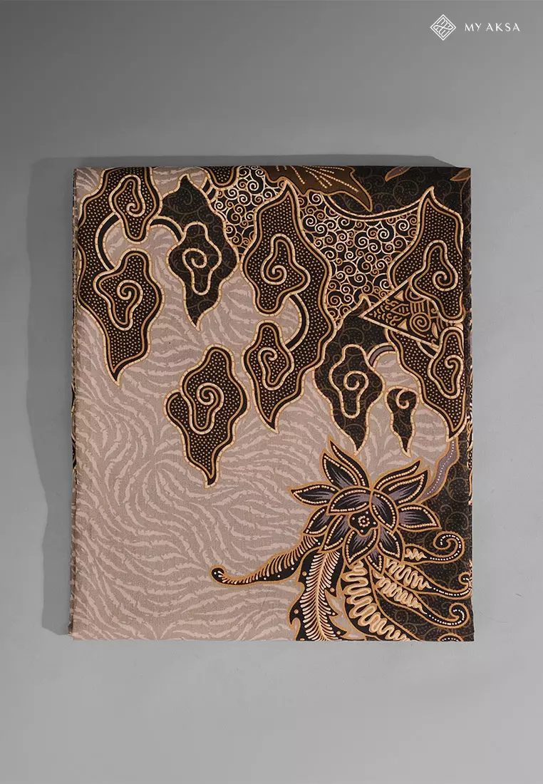 My Aksa Kain Batik Print Mahaveer Brown