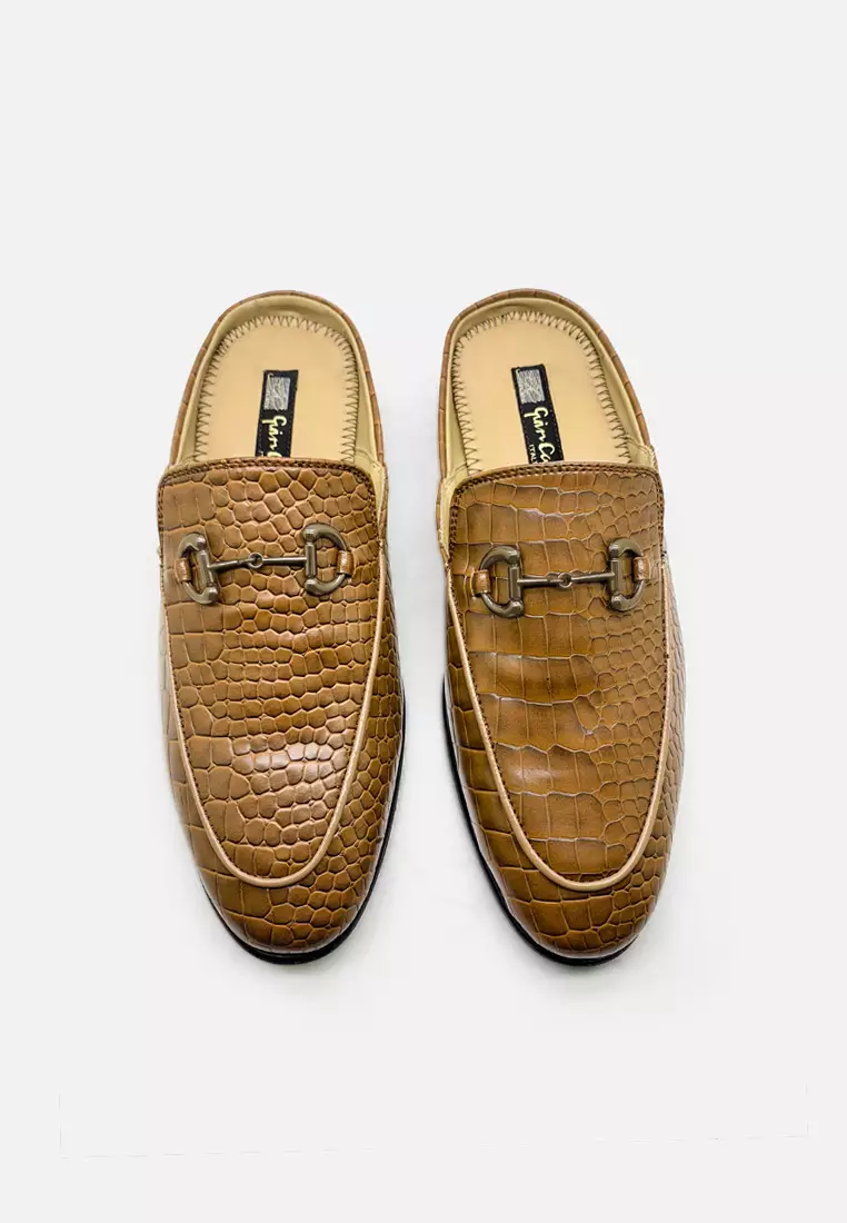 Felix  Sepatu Sandal Slop Casual Loafer Mules Motip Croco