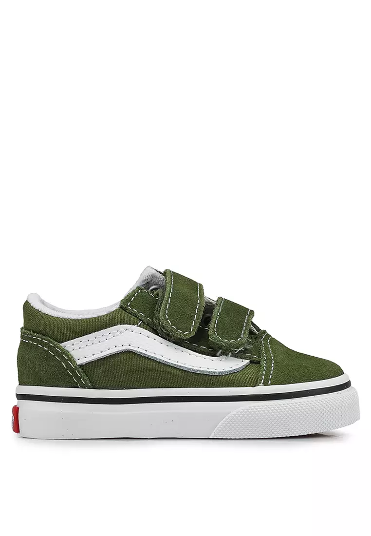 Low top green vans hotsell