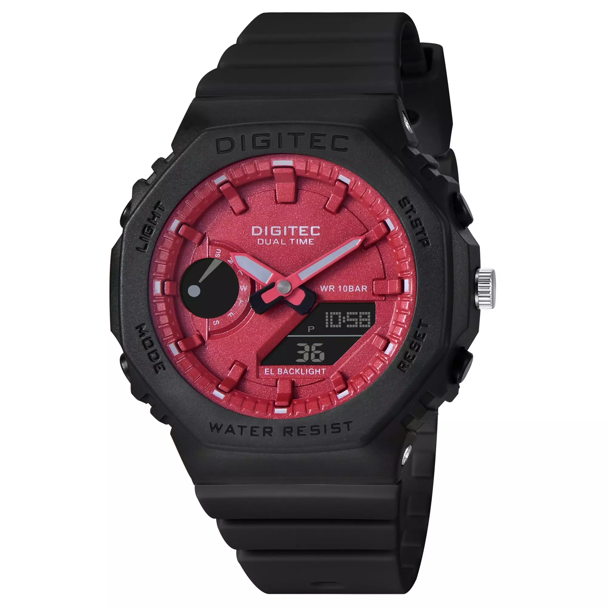 DIGITEC Jam Tangan Analog-Digital Wanita MDA-3119T - BK4B Hitam