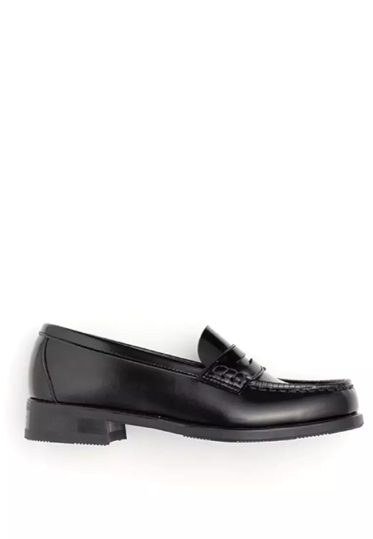 Full black loafers shop